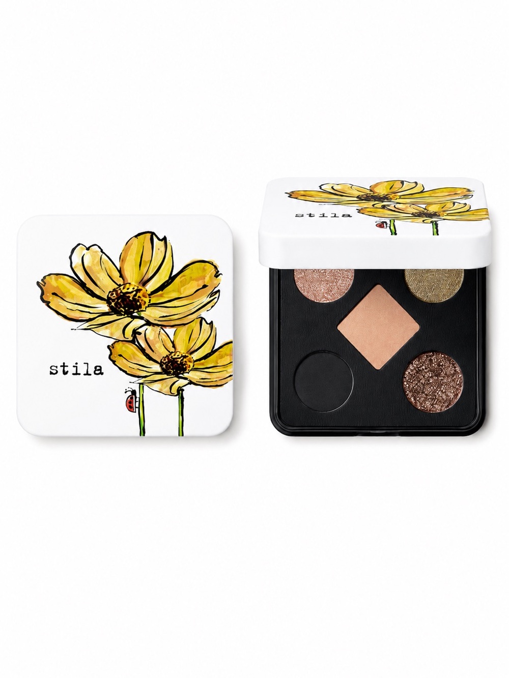 STILA Pocket Play Eye Shadow Palette, Wild Flowers